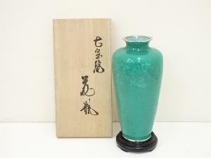 七宝花瓶（共箱）